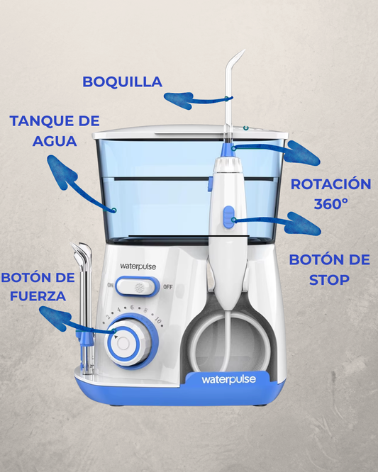 Irrigador Bucal Eléctrico 800 ml